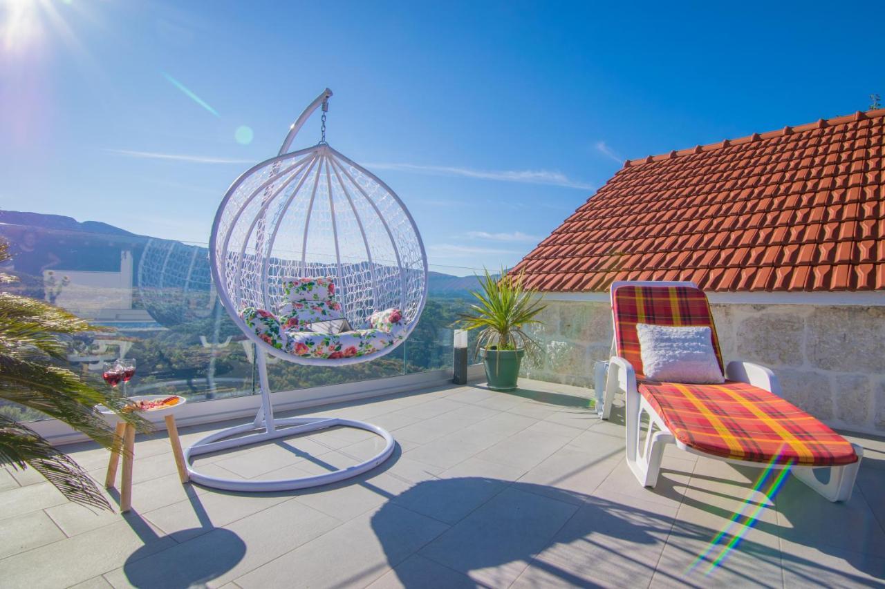 Villa Milena With Heated Pool And Jacuzzi Kostanje Bagian luar foto