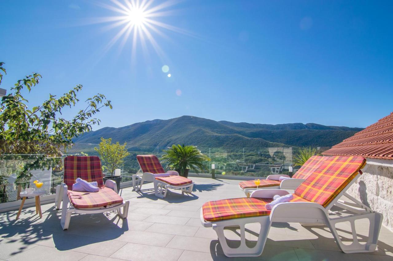 Villa Milena With Heated Pool And Jacuzzi Kostanje Bagian luar foto
